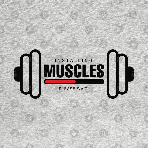 Installing Muscles Fitness Design by TopTeesShop